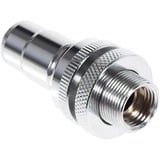 Alphacool ES Schnellverschluss BLH1A PushIn Han IG med skotgennemføring, Forbindelse Chrome
