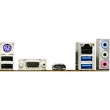 Biostar J4125NHU, Bundkort Sort