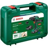 Bosch Batteridrevet bore-/skruemaskine AdvancedDrill 18V-80 QuickSnap, Bore-/ skruemaskine Grøn/Sort