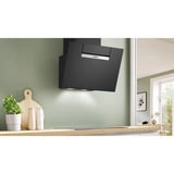 Bosch DWK67FN60 emhætte Vægmonteret Sort 768 m³/t Sort, 768 m³/t, Recirkulerende, A, A, C, 56 dB