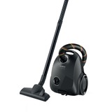 Bosch Serie 2 BGLS2CHAMP støvsuger Beholder vakuum Dry Støvpose, Gulv støvsuger Sort, Beholder vakuum, Dry, Støvpose, Hygiejnefilter, Filtrering, 80 dB