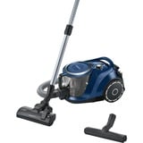 Bosch Serie 6 BGC41X36 støvsuger 2,4 L Beholder vakuum Dry 700 W Poseløs, Gulv støvsuger Sort/Blå, 700 W, Beholder vakuum, Dry, Poseløs, 2,4 L, Allergifilter, HEPA
