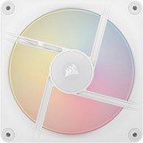 Corsair iCUE LINK LX140-R RGB PWM Reverse, Sag fan Hvid