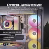 Corsair iCUE LINK LX140-R RGB PWM Reverse, Sag fan Hvid