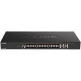 D-Link DXS-1210-28S netværksswitch Administreret L2/L3 10G Ethernet (100/1000/10000) 1U Sort Administreret, L2/L3, 10G Ethernet (100/1000/10000), Stativ-montering, 1U