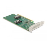 DeLOCK 90077 interface-kort/adapter Intern, Controller PCIe, 64 Gbit/sek., 5 - 50 °C, -25 - 70 °C, 15 - 90%, Windows 10, Windows 7, Windows 8.1