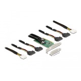 DeLOCK 90077 interface-kort/adapter Intern, Controller PCIe, 64 Gbit/sek., 5 - 50 °C, -25 - 70 °C, 15 - 90%, Windows 10, Windows 7, Windows 8.1