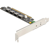 DeLOCK PCI Express x16 kort til 4 x intern SFF-8654 4i NVMe 