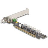 DeLOCK PCI Express x16 kort til 4 x intern SFF-8654 4i NVMe 