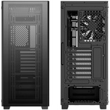 DeepCool Matrexx 50 ADD-RGB 4F Midi Tower Sort, Towerkabinet Sort, Midi Tower, PC, Sort, ATX, EATX, micro ATX, Mini-ITX, Syntetisk ABS, SPCC, Hærdet glas, Spil