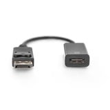 Digitus 4K DisplayPort til HDMI adapter / konverter Sort