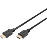 Digitus AK-330107-030-S, Kabel Sort