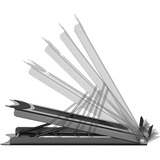 Digitus DA-90368 notebook stativ Sort 38,1 cm (15"), Stander grå, Notebook stativ, Sort, Metal, 25,4 cm (10"), 38,1 cm (15"), 254 - 381 mm (10 - 15")