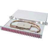 Digitus Fiberoptisk samleboks, 1U, udstyret, 24x SC DX, OM4, Splejse boks 