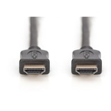 Digitus HDMI High Speed kabel med Ethernet, type A Sort