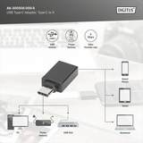 Digitus USB Type-C adapter, Type-C - A Sort