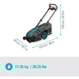 GARDENA PowerMax Duo 46/36V, 14646-65, Plæneklipper Sort/grå