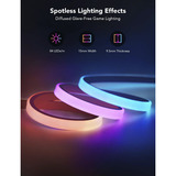 Govee RGBIC LED neon rebelys til skriveborde, LED Strip 