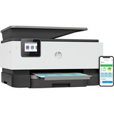 HP OfficeJet Pro HP 9012e All-in-One-printer, Farve, Printer til Små kontorer, Print, kopiering, scanning, fax, HP+; Kompatibel med HP Instant ink; Automatisk dokumentføder; 2-sidet udskrivning, Multifunktionsprinter grå/Lys grå, Farve, Printer til Små kontorer, Print, kopiering, scanning, fax, +; Kompatibel med Instant ink; Automatisk dokumentføder; 2-sidet udskrivning, Termisk inkjet, Farveudskrivning, 4800 x 1200 dpi, A4, Direkte udskrivning, Sort, Hvid