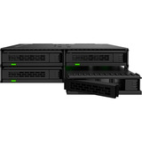 Icy Dock MB324V4P-B, Indramning Sort