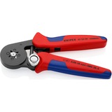 KNIPEX 97 53 04 tang, Crimpning værktøj Rød/Blå, Krom-vanadium-stål, Blå/rød, 18 cm, 405 g