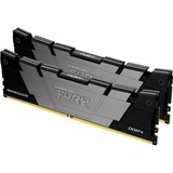 Kingston FURY FURY 32 GB 3600 MT/s DDR4 CL16 DIMM (sæt med 2) 2RX8 Renegade Sort, Hukommelse Sort, 32 GB, 2 x 16 GB, DDR4, 288-pin DIMM