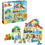 LEGO DUPLO 3-i-1-familiehus, Bygge legetøj Byggesæt, 3 År, Plast, 218 stk, 3,45 kg