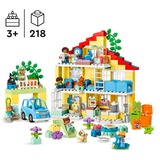 LEGO DUPLO 3-i-1-familiehus, Bygge legetøj Byggesæt, 3 År, Plast, 218 stk, 3,45 kg