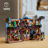 LEGO Icons Boghandel: Bogstøtte, Bygge legetøj 