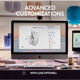 Logitech 910-006572, Mus Lys grå