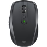 Logitech MX Anywhere 2S mus Højre hånd RF trådløs+Bluetooth 4000 dpi mørk grå, Højre hånd, RF trådløs+Bluetooth, 4000 dpi, Sort, Grå