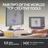 Logitech MX Master 3S til Mac, Mus Lys grå