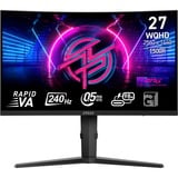 MSI MPG 275CQRXF, Gaming Skærm Sort