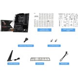 MSI PRO B850-S WIFI6E bundkort AMD B850 Sokkel AM5 ATX Sort/Sølv, AMD, Sokkel AM5, AMD Ryzen 7000 Series, AMD Ryzen 8000 Series, AMD Ryzen 9000 Series, DDR5-SDRAM, 256 GB, DIMM