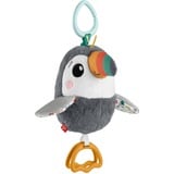 Mattel Flap & Go Toucan, Plysdyr grå/Hvid, Legetøjsfugl, 0 År