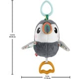 Mattel Flap & Go Toucan, Plysdyr grå/Hvid, Legetøjsfugl, 0 År