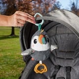 Mattel Flap & Go Toucan, Plysdyr grå/Hvid, Legetøjsfugl, 0 År