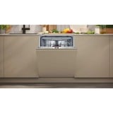 Neff N 50 Fuldt indbygget 14 kuverter B, Opvaskemaskine Fuldt indbygget, Fuld størrelse (60 cm), Sølv, Hvid, Knapper, Trådløs, LED