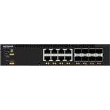 Netgear M4350-8X8F Administreret L3 10G Ethernet (100/1000/10000) 1U Sort, Switch Administreret, L3, 10G Ethernet (100/1000/10000), Fuld duplex, Stativ-montering, 1U