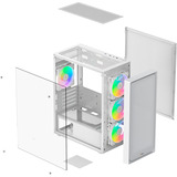Ocypus Gamma C50 ARGB, Towerkabinet Hvid