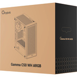 Ocypus Gamma C50 ARGB, Towerkabinet Hvid