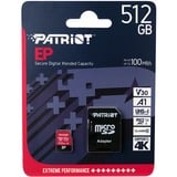 Patriot PEF512GEP31MCX, Hukommelseskort Rød/Sort