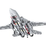 Revell Mavericks F-14A Tomcat "Top Gun" - Brick System, Bygge legetøj 