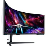 SAMSUNG G95NC computerskærm 144,8 cm (57") 7680 x 2160 pixel Dual UHD QLED Hvid, Gaming Skærm Hvid/Sort, 144,8 cm (57"), 7680 x 2160 pixel, Dual UHD, QLED, 1 ms, Hvid
