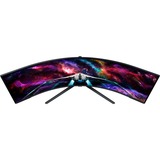 SAMSUNG S57CG954NU, Gaming Skærm Hvid/Sort