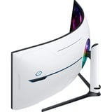 Samsung G95NC computerskærm 144,8 cm (57") 7680 x 2160 pixel Dual UHD QLED Hvid, Gaming Skærm Hvid/Sort, 144,8 cm (57"), 7680 x 2160 pixel, Dual UHD, QLED, 1 ms, Hvid