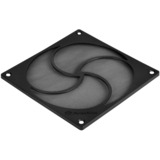 SilverStone SST-FF125B Computerkølesystem, dele og tilbehør Filter til blæser, Støv filter Sort, Filter til blæser, ABS, Sort, 120 mm, 5 mm, 120 mm