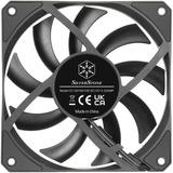 SilverStone Sag fan Sort/gennemsigtig