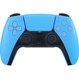 Sony PS5 DualSense Controller Blå Bluetooth Gamepad Analog/digital PlayStation 5 Lyseblå/Sort, Gamepad, PlayStation 5, Tilbageknap, Knappen Menu, Knappen Start, Analog/digital, Rød/grøn/blå, Trådløs