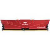 Team Group T-FORCE VULCAN Z TLZRD48G3200HC16F01 hukommelsesmodul 8 GB 1 x 8 GB DDR4 3200 Mhz Rød, 8 GB, 1 x 8 GB, DDR4, 3200 Mhz, 288-pin DIMM, Rød